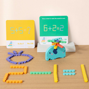 Jeu de blocs d'équilibre en <span class=keywords><strong>bois</strong></span> transfrontalier en forme d'éléphant, puzzle éducatif précoce pour les 0-24 mois, ensemble de blocs interactifs parent-enfant - Product Image 3
