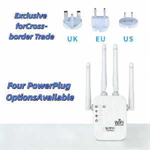 Répéteur <span class=keywords><strong>WiFi</strong></span> Prise UE 2.4G 5G Longue Portée 300 Mbps Amplificateur de Signal Routeur Sans Fil Répéteur <span class=keywords><strong>Internet</strong></span> Amplificateur Réseau - Product Image 4