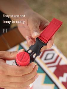 Correa de nailon con clip de hebilla para colgar botellas de agua portátiles al por mayor, para mochila, cinturón, senderismo al aire libre, soporte de anillo de mosquetón - Product Image 3