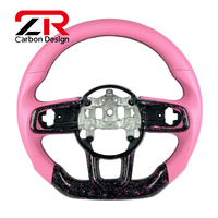 Volant de voiture 2018 2019 2020 2021 2022 pour Jeep Wrangler JL JK Gladiator, volant personnalisé en fibre de carbone forgée