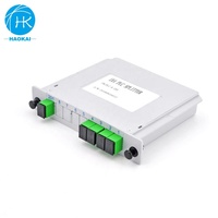 2 ports fibre optique boîte de distribution 1x2 diviseur de plc de boîte convient à montage mural et monté sur Poteau