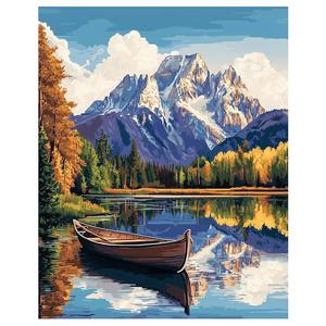 مجموعة فنية ماسية 5D أنيقة حديثة مرسومة من الشركة الأصلية مع أحجار كريمة جدارية كريستال أحجار كريمة حرفية ديكور منزلي لوحة ماسية ذاتية الصنع - Product Image 1