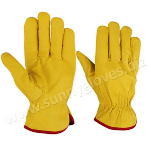 Cheap Sale Cowhide Men's Working <b>Driver</b> <b>Gloves</b> by Sunny <b>Gloves</b> - Product Image 5
