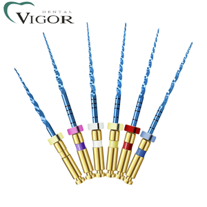 Limes rotatives endodontiques NiTi 21/25/31 mm pour traitement des canaux radiculaires, activation thermique, limes bleues - Product Image 3