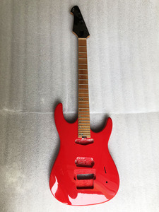 Guitarra Personalizada para Zurdos, Tapa de Burl, Cuerpo de Tilo, Guitarra de Madera Maciza con Colores Vibrantes - Product Image 5