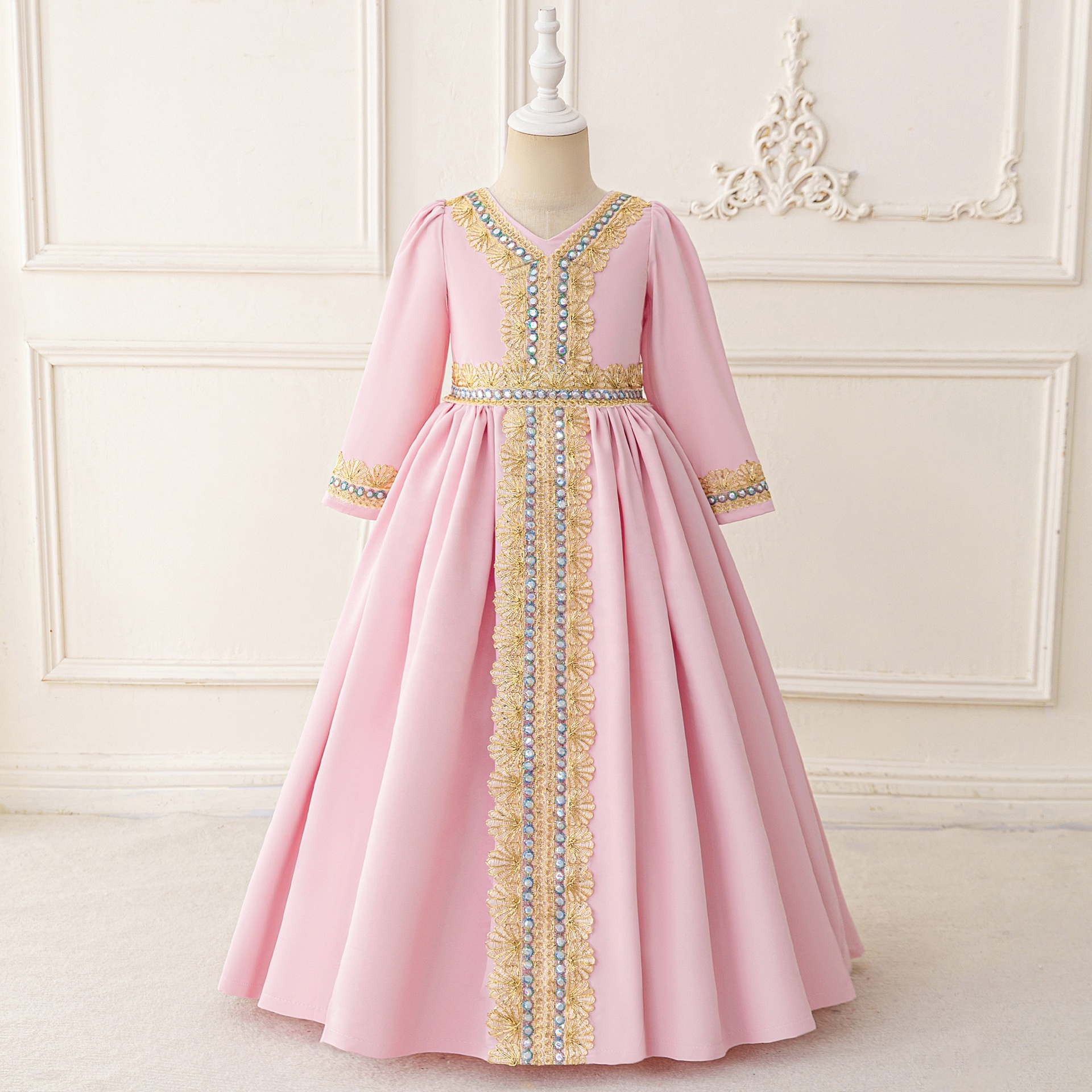 open lace back dress Nevaeh Princess Gown main image 0