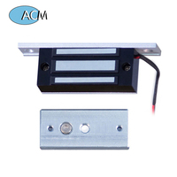 Serrure de porte électrique de sécurité en alliage d'aluminium de haute qualité 12V 60Kg, système de contrôle d'accès, aimant EM Maglock électromagnétique