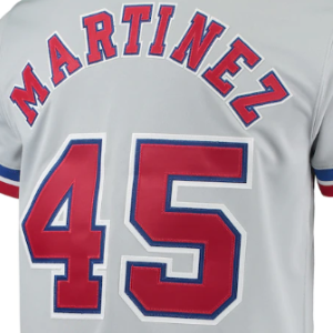 Vente en gros de maillots de <span class=keywords><strong>baseball</strong></span> cousus sur mesure respirants Options grande taille Montréalais 27 Vladimir Guerrero 45 Pedro Martinez - Product Image 3