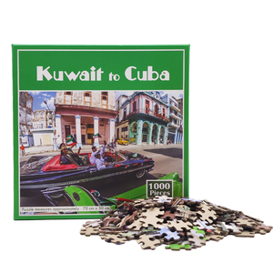 Prix usine personnalisé ville paysage animal conception enfants <span class=keywords><strong>puzzle</strong></span> portable 1000 <span class=keywords><strong>pièces</strong></span> boîte de jeu pour adultes enfants - Product Image 2