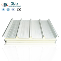 Panneaux de toiture en polyuréthane PU/PUR ignifuges de qualité B1/B2/B3 sur mesure pour bâtiments en acier
