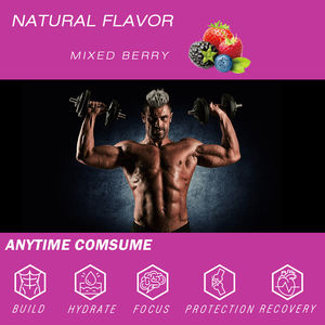 Lifworth Mixed Berry Smaak Post-Workout Eaa Bcaa Essentieel Aminozuur Spieropbouw Herstelpoeder Groei Supplement - Product Image 3
