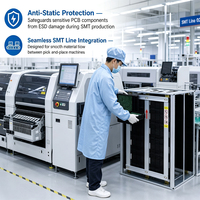 Estante de Almacenamiento de PCB Seguro contra Descargas Electrostáticas Haoputon, Resistente a la Presión, Apilable, Antiestático, para Línea de Producción SMT