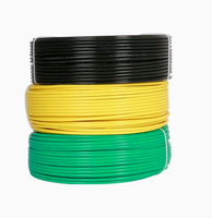 Câble électrique industriel BV 10 mm² en cuivre massif isolé PVC, monoconducteur, pour bâtiment, construction, alimentation et chauffage, 450/750 V