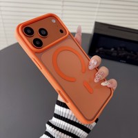 Coque de téléphone magnétique transparente pour iPhone 18 17 Air 16 15 14 Plus 13 Pro Max, coque arrière rigide en acrylique antichoc