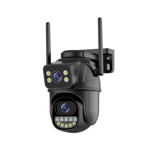 Cámara Domo CCTV de doble lente ICSEE, 3MP + 3MP, supervisión diurna nocturna, <span class=keywords><strong>Sensor</strong></span> PTZ CMOS, seguridad interior, Audio bidireccional, Nube nocturna, IP - Product Image 1