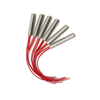 Élément chauffant à cartouche à tête unique haute densité électrique 220v 650watt pour imprimante 3d