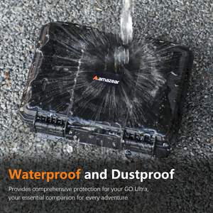 Estuche de Viaje Todo en Uno Amazear para Insta360 GO, Carcasa Rígida de EVA Ultra Impermeable con Espuma de Corte Preciso para una Protección Segura de la Cámara - Product Image 4
