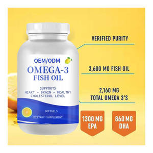 Integratore <span class=keywords><strong>di</strong></span> <span class=keywords><strong>Olio</strong></span> <span class=keywords><strong>di</strong></span> <span class=keywords><strong>Pesce</strong></span> <span class=keywords><strong>di</strong></span> Alta Qualità OEM/ODM, Capsule Naturali per Adulti con Lecitina <span class=keywords><strong>di</strong></span> Soia, Integratore Alimentare Omega 3 - Product Image 2