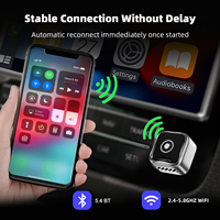 Oem Odm Usb Adaptateur Carplay Sans Fil 5g Wifi Dongle Smart Car Play Linux Décodeur Song Box rav4 pour toyota Ios Mercedes Mazda