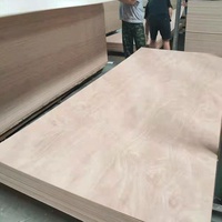 Panneau de contreplaqué en bois dur commercial de 12 mm, 4x8 pieds, placage de peuplier laminé pour la découpe au laser