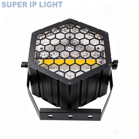 Lumière stroboscopique hexagonale rétro LED 60W, effet de scène DMX pour concert, événement, mariage