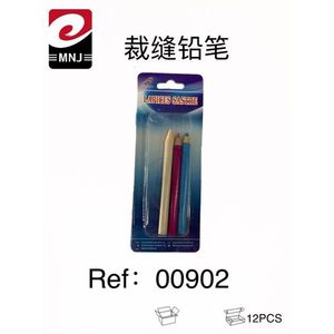 Sewing Pencils 3Pcs Assorted Colors For Fabric Marking Textile Crafts - Product Image 3