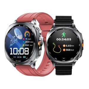 3ATM không thấm nước ts400 Mens phụ nữ sức khỏe thời trang Smartwatch AMOLED sang trọng ngoài trời thể thao GPS Relojes Đồng hồ thông minh - Product Image 1