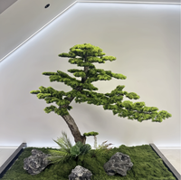 Sapin artificiel en soie sérigraphiée fait main, motif floral, écologique, 0,8m-2m, taille personnalisable pour extérieur Noël/Nouvel An