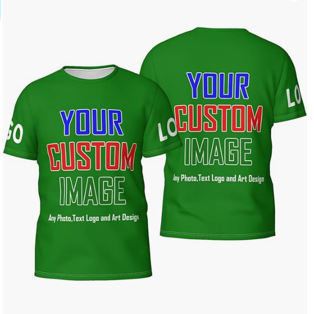 Custom LGBTQIA Pride Shirt Personalized Add Your Image Your Text Photo T-Shirt at Front Back