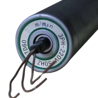 Rouleau électrique en acier au carbone à faible bruit et à haute efficacité de transmission, vitesse de 1,0 m/s à 181,8 m/s, pour machine de convoyage
