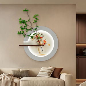 Moderno misto arte fatto a mano intaglio del <span class=keywords><strong>legno</strong></span> parete arte arenaria <span class=keywords><strong>murale</strong></span> con luce a LED pittura 3d decorazione per la casa pittura - Product Image 5