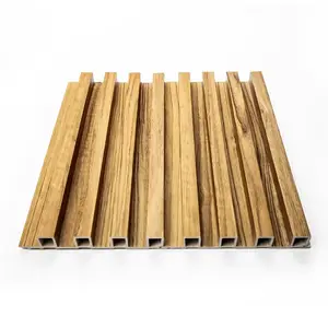 Panel de pared de madera WPC/PVC de venta directa de fábrica y panel de pared WPC al por mayor de fábrica y paneles de pared WPC de grano de madera