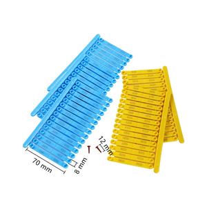 001 ~ 045 चिकन पंख पहचान अंगूठी पक्षी बटेर कबूतर बतख हंस पोल्ट्री फार्म टैग सरौता अंगूठी - Product Image 2