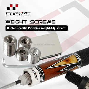 Pesas para Taco de Billar Cuetec Acueweight II System, Paquete de 4, Repuesto de Acero Inoxidable para Tacos de Snooker y Billar - Product Image 2