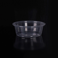 Conteneur à sauce Sowingroup de 2 oz, jetable, pour emporter, gobelet à sauce, plastique PP, gobelet portionné avec couvercle en PET