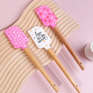 ไม้พายซิลิโคนสำหรับทำขนมวาเลนไทน์แบบขายส่ง ลายพิมพ์สวยงาม - Product Image 6