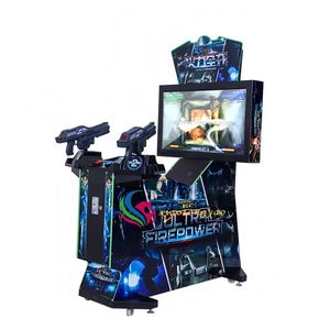 Máquina de Videojuegos Arcade para Niños, con Pantalla LCD de 42 Pulgadas, Funciona con Monedas, 3 Jugadores, Simulación de Tiro, Elimina Extraterrestres, en Inglés - Product Image 6