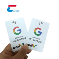 Etiqueta NFC para Reseñas de Google, Etiqueta RFID de 13.56MHz, Impresión Personalizada con Código QR, Etiqueta para Ventana con Opiniones de Clientes