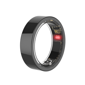 Bague connectée de fitness à vibration intelligente, boîtier en acier, chargement sans fil, suivi GPS et HRV, moniteur de sommeil, contrôle par application, étanche IP68, longue autonomie, silencieuse - Product Image 5