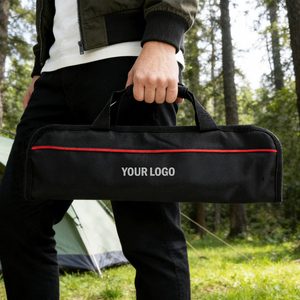 Ensemble de couteaux de camping en acier inoxydable portable Pp 2 Chef 2 Butcher 1 Boning Knife avec sac de transport pour la viande, les fruits, la cuisine, la maison, l'extérieur - Product Image 3