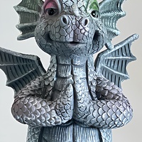 Statue de dragon en résine peinte à la main, figurine animalière lisant un livre, sculpture pour la maison, le bureau, la bibliothèque, la décoration de jardin