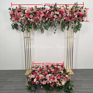 ผ้าปูโต๊ะดอกไม้ประดิษฐ์จากผ้าไหมเทียมคุณภาพดี สัมผัสเหมือนจริง เหมาะสำหรับงานแต่งงาน คริสต์มาส ฮาโลวีน และตรุษจีน - Product Image 2