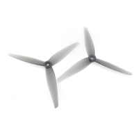 Hélice FPV HQProp 6X3X3 à 3 pales - Haute performance de levage et faible résistance pour drones Cinelifter, longue portée et de course - Lot de 4 pour jouets volants