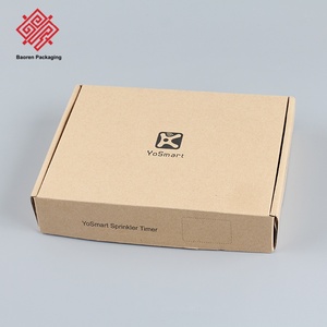 Cajas de Cartón Corrugado Kraft Impresas Personalizadas, Cajas de Envío Impresas a Todo Color con Logotipo para Comercio Electrónico - Product Image 1