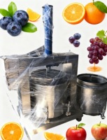 Industriële hydraulische tonvormige commerciële koudpers sapcentrifuge te koop, koudpers sapcentrifuge voor groenten en fruit.