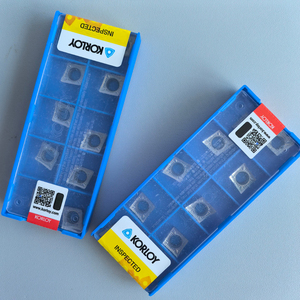 Plaquettes de tournage externes KORLOYS personnalisables CCGT09T304-AK H01 en carbure de tungstène, forme losange, revêtement PCD, pour tournage CNC, acier - Product Image 3