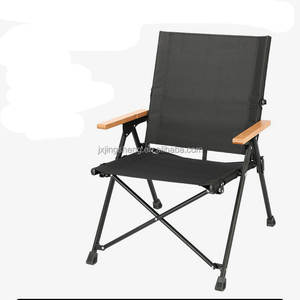 Silla de pesca de ocio de Metal plegable portátil para exteriores, silla de playa para acampar - Product Image 4