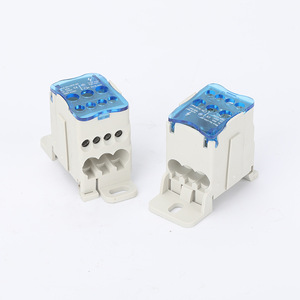 Ukk Din Rail Terminal <b>Block</b> 80A IP44 Waterproof Surface <b>Mounted</b> For Electrical Wiring - Product Image 2