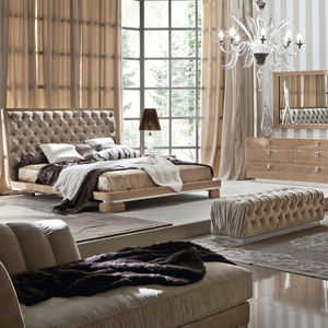Tabouret <span class=keywords><strong>de</strong></span> chambre à coucher en tissu <span class=keywords><strong>de</strong></span> velours tufté <span class=keywords><strong>de</strong></span> luxe moderne banc d'extrémité <span class=keywords><strong>de</strong></span> <span class=keywords><strong>lit</strong></span> pour le salon meubles <span class=keywords><strong>de</strong></span> maison - Product Image 4