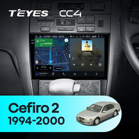 Radio Multimedia TEYES CC4 con CarPlay y Android Auto para Nissan Cefiro 2 A32 1994-2000, Estéreo 2DIN